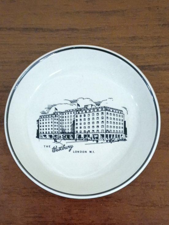 Wade Other - The Westbury Hotel, London, Trinket Dish - Vintage 60s